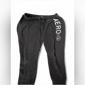 Womens Aeropostale Dark Gray Sweatpants with Logo